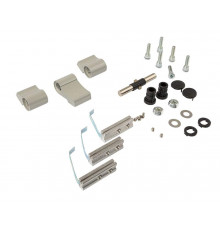 Петля двер. втулочн. ELEMENTIS, 3-х секционная, м/о 63, креп. на тепл. профиль, серебр. RAL9006