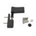 Петля дверная ELEMENTIS серия IQ-Plus 16-19 мм, Антрацит RAL7016 1 ком.