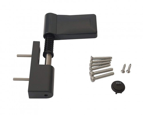 Петля дверная ELEMENTIS серия IQ-Plus 16-19 мм, Антрацит RAL7016 1 ком.