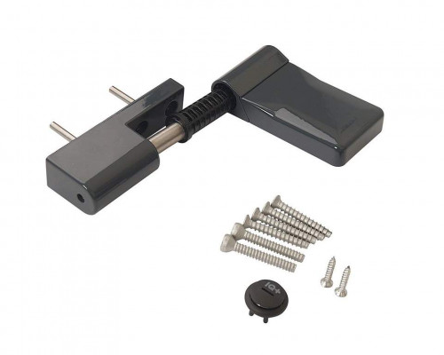 Петля дверная ELEMENTIS серия IQ-Plus 16-19 мм, Антрацит RAL7016 1 ком.