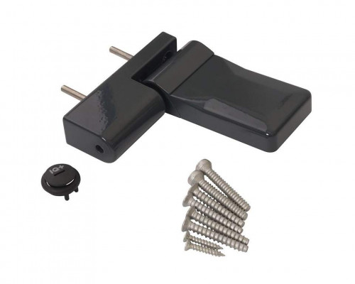 Петля дверная ELEMENTIS серия IQ-Plus 16-19 мм, Антрацит RAL7016 1 ком.