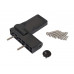 Петля дверная ELEMENTIS серия IQ-Plus 16-19 мм, Антрацит RAL7016 1 ком.