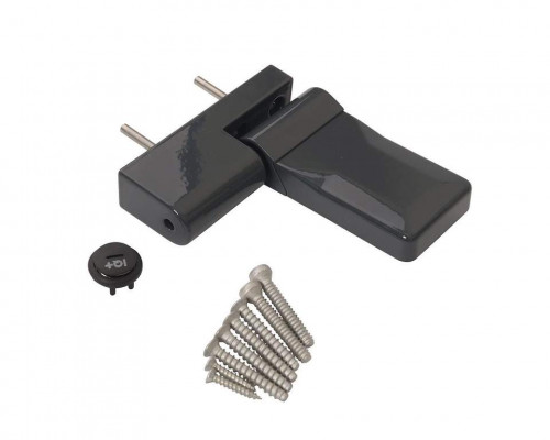 Петля дверная ELEMENTIS серия IQ-Plus 19-22 мм, Антрацит RAL7016 1 ком.