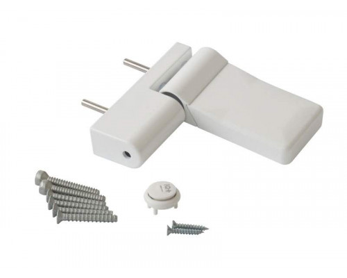 Петля дверная ELEMENTIS серия IQ-Plus 16-19 мм, Белый RAL9016 1 ком. Петля дверная ELEMENTIS серия IQ-Plus 16-19 мм, Белый RAL9016 1 ком.