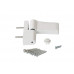 Петля дверная ELEMENTIS серия IQ-Plus 19-22 мм, Белый RAL9016 1 ком.