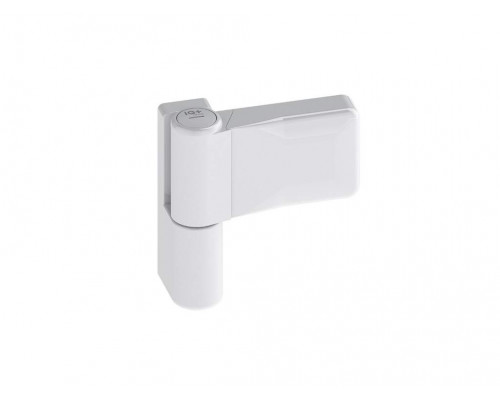 Петля дверная ELEMENTIS серия IQ Mini 16-19 мм, Белый RAL9016 1 ком. Петля дверная ELEMENTIS серия IQ Mini 16-19 мм, Белый RAL9016 1 ком.