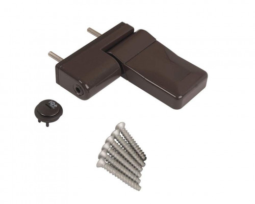 Петля дверная ELEMENTIS серия IQ Mini 16-19 мм, Коричневый RAL8019 1 ком. Петля дверная ELEMENTIS серия IQ Mini 16-19 мм, Коричневый RAL8019 1 ком.