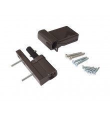 Петля дверная Elementis K-N (15-20 мм), на 120кг., Коричневый, RAL8019