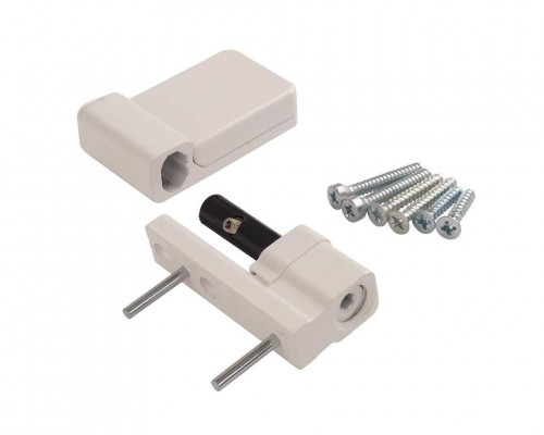Петля дверная Elementis K-S (15-20 мм), на 100кг., Белый, RAL9016 1 шт. Петля дверная Elementis K-S (15-20 мм), на 100кг., Белый, RAL9016 1 шт.