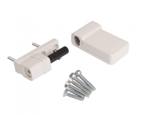 Петля дверная Elementis K-S (15-20 мм), на 100кг., Белый, RAL9016 1 шт. Петля дверная Elementis K-S (15-20 мм), на 100кг., Белый, RAL9016 1 шт.