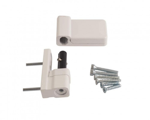 Петля дверная Elementis K-S (15-20 мм), на 100кг., Белый, RAL9016 1 шт. Петля дверная Elementis K-S (15-20 мм), на 100кг., Белый, RAL9016 1 шт.