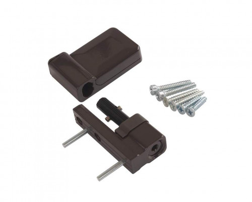 Петля дверная Elementis K-S (15-20 мм), на 100кг., Коричневый, RAL8019 1 шт.