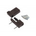 Петля дверная Elementis K-S (15-20 мм), на 100кг., Коричневый, RAL8019 1 шт.