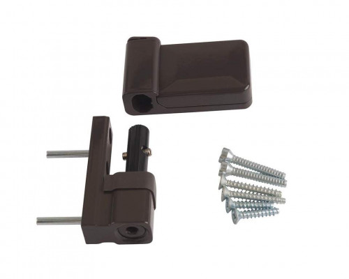 Петля дверная Elementis K-S (15-20 мм), на 100кг., Коричневый, RAL8019 1 шт. Петля дверная Elementis K-S (15-20 мм), на 100кг., Коричневый, RAL8019 1 шт.