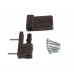 Петля дверная Elementis K-S (15-20 мм), на 100кг., Коричневый, RAL8019 1 шт.