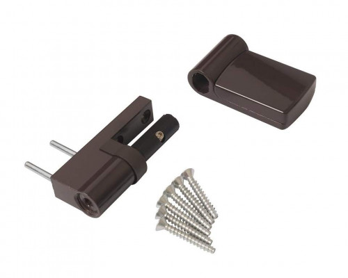 Петля дверная Elementis KTS-RT (15-20 мм), на 100кг., Коричневый, RAL8019 1 шт.