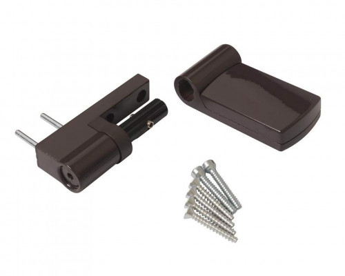 Петля дверная Elementis KTV-RT (15-20 мм), на 120кг., Коричневый, RAL8019 1 шт.