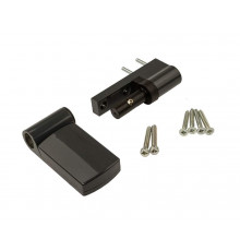 Петля дверная Elementis KTV-RT (15-20 мм), на 120кг., антрацит, RAL7016