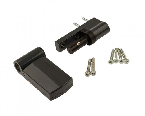 Петля дверная Elementis KTV-RT (15-20 мм), на 120кг., антрацит, RAL7016