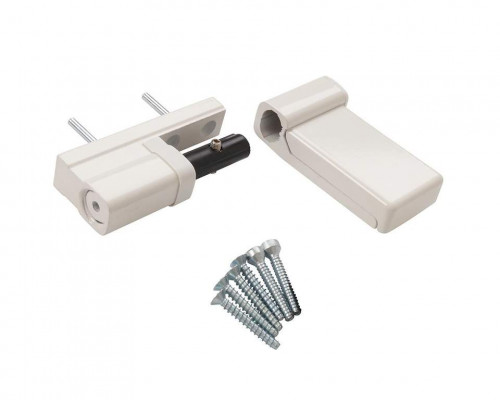 Петля дверная Elementis K-V (15-20 мм), на 120кг., Белый RAL9016 1 шт.