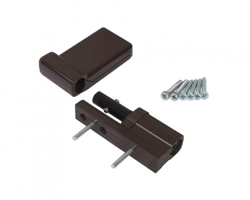 Петля дверная Elementis K-V (15-20 мм), на 120кг., Коричневый, RAL8019 1 шт. Петля дверная Elementis K-V (15-20 мм), на 120кг., Коричневый, RAL8019 1 шт.