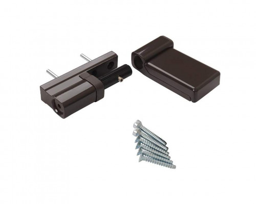 Петля дверная Elementis K-V (15-20 мм), на 120кг., Коричневый, RAL8019 1 шт.