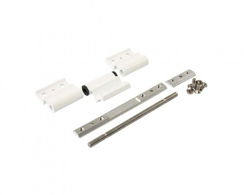 Петля дверная для профиля Alumark S40, трехчастная, RAL9016 1 шт.