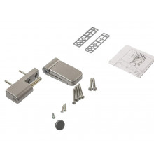 Петля дверная на 160 кг, наплав 17-21,  E.Grey серый