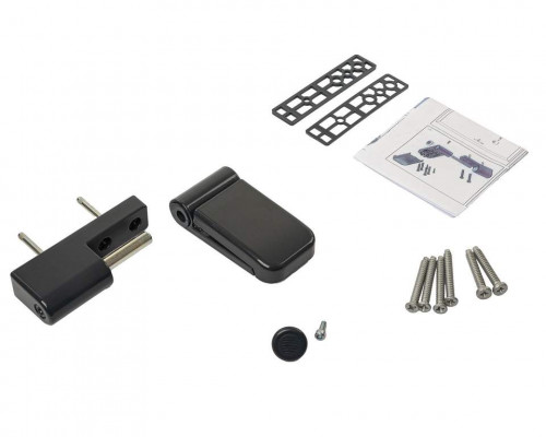 Петля дверная на 160 кг, наплав 17-21,  RAL8019 коричневый