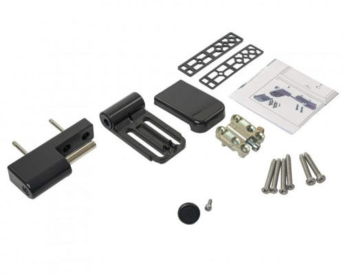 Петля дверная на 160 кг, наплав 17-21,  RAL8019 коричневый