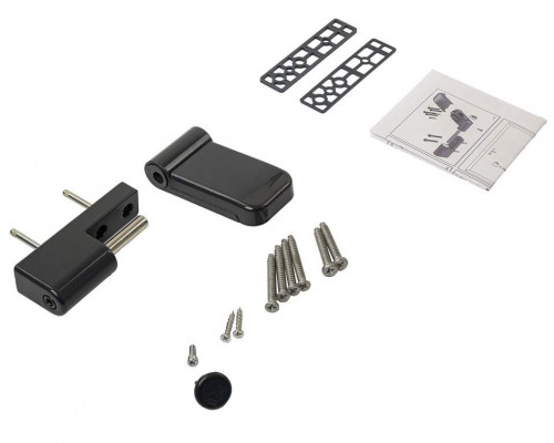 Петля дверная на 160 кг, наплав 17-21,  RAL8019 коричневый