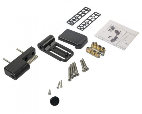 Петля дверная на 160 кг, наплав 17-21,  RAL8019 коричневый