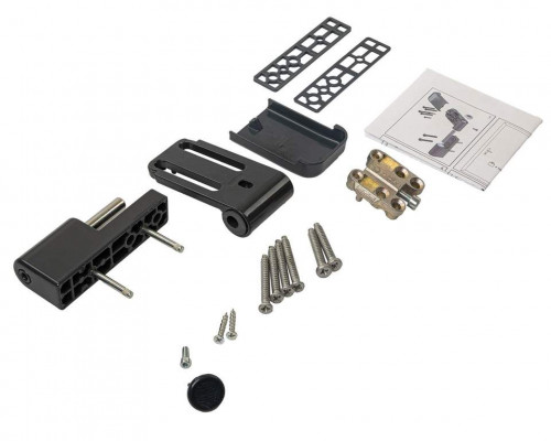 Петля дверная на 160 кг, наплав 17-21,  RAL8019 коричневый