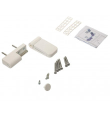 Петля дверная на 160 кг, наплав 17-21,  RAL9016 белый