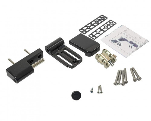 Петля дверная на 160кг, наплав 17-21,  RAL7016 антрацит