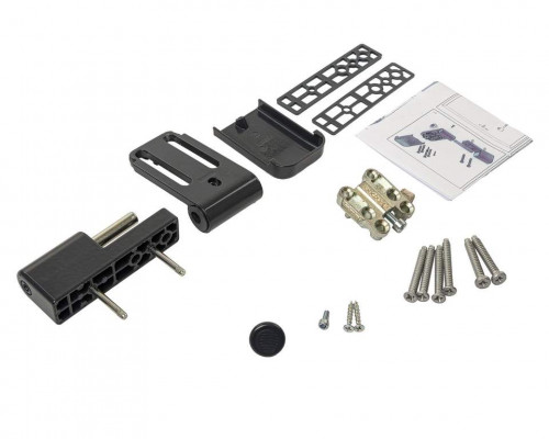 Петля дверная на 160кг, наплав 17-21,  RAL7016 антрацит