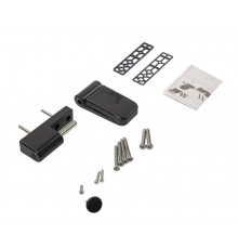 Петля дверная на 160кг, наплав 17-21,  RAL7016 антрацит