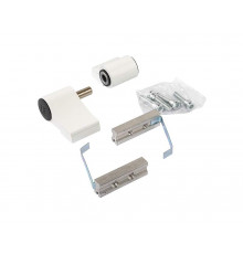 Петля двер. подшип. ELEMENTIS new, 2-х секционная, м/о 67, креп. на хол. профиль, белая RAL9016 1 шт.