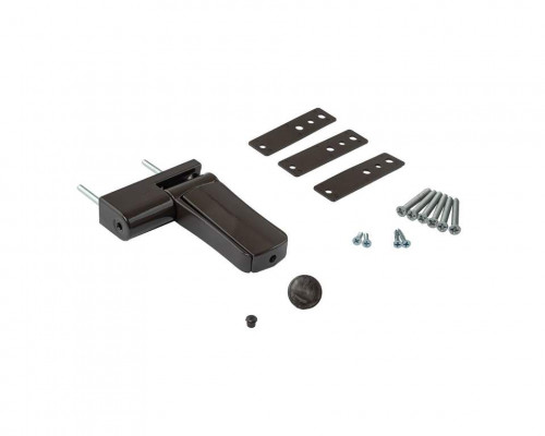 Петля дверная регулируемая Elementis 3-D 105 мм (14-19,5 мм) на 120 кг, корич. RAL8019 Петля дверная регулируемая Elementis 3-D 105 мм (14-19,5 мм) на 120 кг, корич. RAL8019