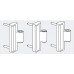 Петля на створке 20мм Patio FOLD Alu /3 шт./ неокрашенный