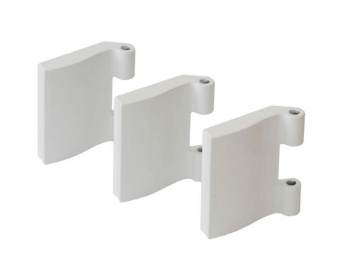 Петля на створке 50мм FOLD /3 шт./, белая R07.2