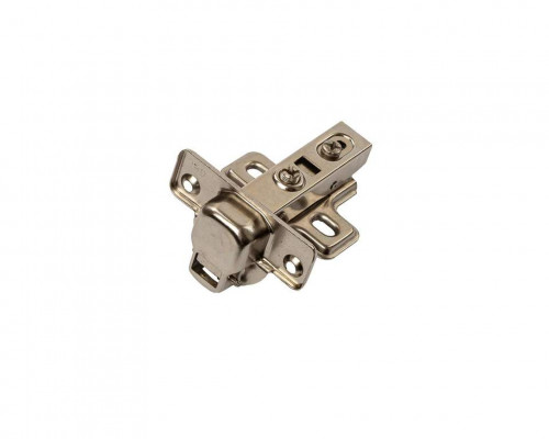 Петля накладная Clip-On с доводчиком, 84гр, с монтажной планкой h=0мм в сборе, под саморез, 48*6мм, 35мм чашка