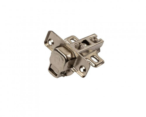 Петля накладная Slide-On без доводчика, 52гр, с монтажной планкой h=0мм в сборе, под саморез, 48*6мм, 35мм чашка