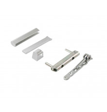 Петля нижн. на створке  K 6/130, регулируемая NT/NX (SET2+3) (сереб. R01.1)