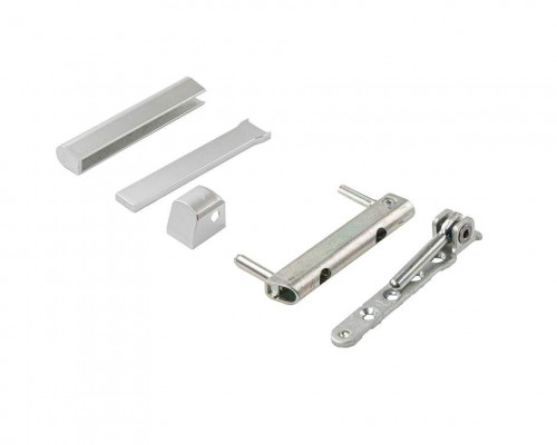 Петля нижн. на створке  K 6/130, регулируемая NT/NX (SET2+3) (сереб. R01.1)