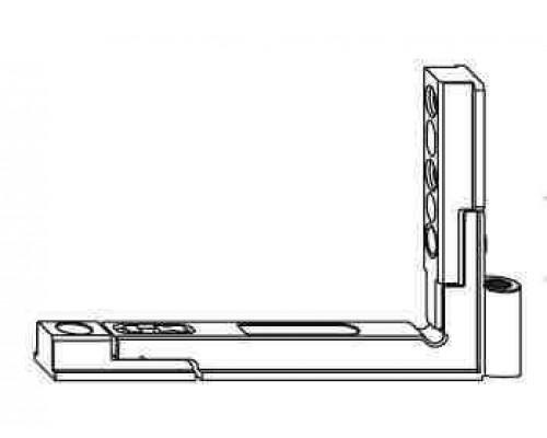 Петля нижняя створочная V-V AX-9 правая