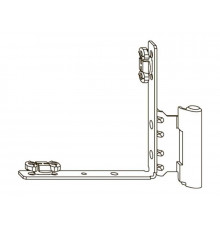 Петля нижняя створочная фальцевая ALU/18-9 правый