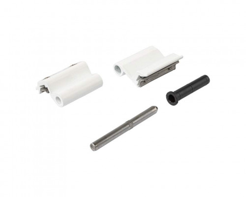 Петля поворотная оконная 2-х частная, Европаз V.01, нерегулир., 1 втулка на 1 петлю, бел. RAL9010 1 шт.