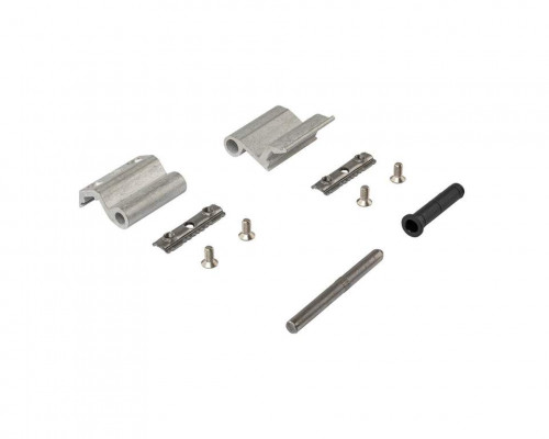 Петля поворотная оконная 2-х частная, Европаз, V.02, нерегулир., 1 втулка на 1 петлю, неокраш. 1 шт.