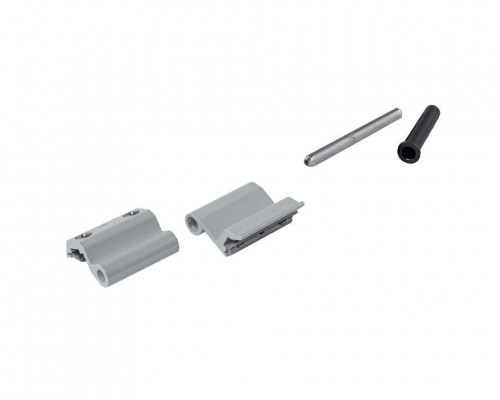 Петля поворотная оконная 2-х частная, Европаз, V.02, нерегулир., 1 втулка на 1 петлю, серебр. RAL9006 1 шт.